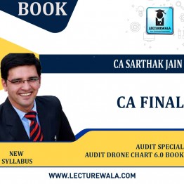 CA Final Audit SPECIAL AUDIT DRONE CHART 6.0 Book : BY CA Sarthak Jain  (For Nov 2022 & ONWARDS)