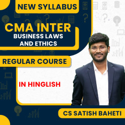 CS Satish Baheti Law Regular Batch For CMA INTER