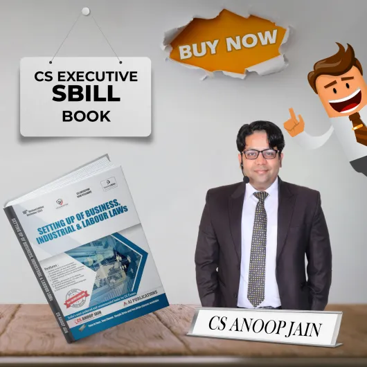 CS Executive SBILL Book by CS Anoop Jain