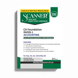 CA Foundation Accounting Paper -1 Complete Package Study Material Attempt Wise by Scanner Adda :- Study Material CA Foundation Accounting Paper -1 Complete Package Study Material Attempt Wise by Scanner Adda :- Study Material