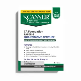CA Foundation Quantative Apptitude Paper -3 Complete Package Study Material Attempt Wise by Scanner Adda :- Study Material CA Foundation Quantative Apptitude Paper -3 Complete Package Study Material Attempt Wise by Scanner Adda :- Study Material