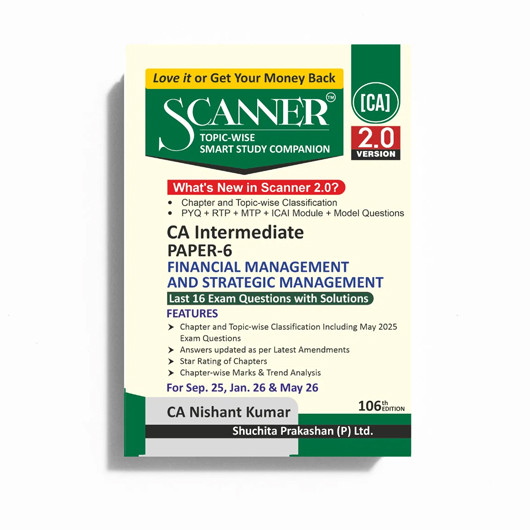 CA Inter Financial mangament & Strategic Management Paper - 6 Complete Package Study Material : Book CA Inter Financial mangament & Strategic Management Paper - 6 Complete Package Study Material : Book