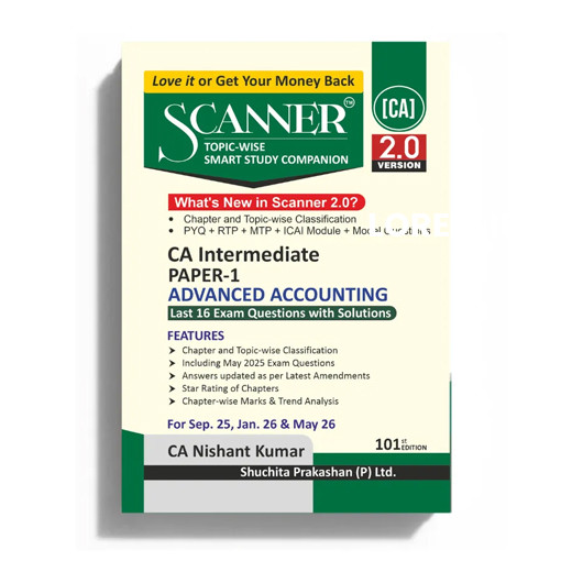 CA Inter Advanced Accounting Paper - 1 Complete Package Study Material : Books