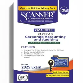 CMA Inter Paper - 10 Corporate Accounting and Auditing Book : Study Material  CMA Inter Paper - 10 Corporate Accounting and Auditing Book : Study Material