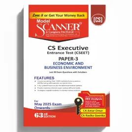 CSEET Economic And Business Environment Paper - 3 Complete Package :- Book