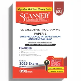 CS Executive Paper - 1 Juriprudiances, Interpretations and General Laws Book Complete Pakcage Study Material : Book  CS Executive Paper - 1 Juriprudiances, Interpretations and General Laws Book Complete Pakcage Study Material : Book