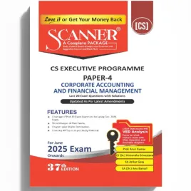 CS Executive Paper - 4 Corporate Accounting and Financial Management Complete Package Study Material:- Book  CS Executive Paper - 4 Corporate Accounting and Financial Management Complete Package Study Material:- Book