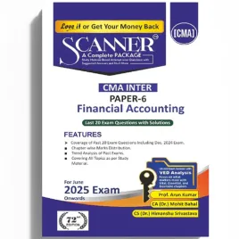 CMA Inter Paper - 6 Financial Accounting Book : Study Material  CMA Inter Paper - 6 Financial Accounting Book : Study Material