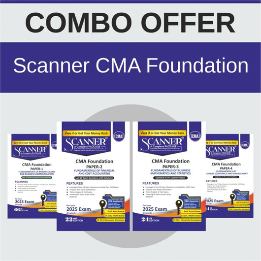 CMA Foundation All Subject Combo Complete Package Book : Study Material CMA Foundation All Subject Combo Complete Package Book : Study Material