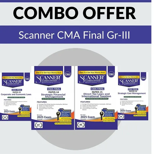 CMA FINAL All Subject Combo Group -3 Complete Package Book : Study Material CMA FINAL All Subject Combo Group -3 Complete Package Book : Study Material