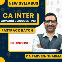  CA Parveen Sharma Advanced Accounting Fastrack Online Classes For CA Inter : Google Drive Classes.