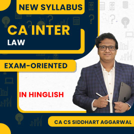 CA Siddharth Agarwal Business Laws and Ethics Exam-Oriented Batch For CA Inter 