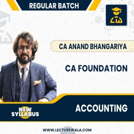 CA Foundation Accounting Regular Course By CA Anand Bhangariya: Pen drive / Google drive.