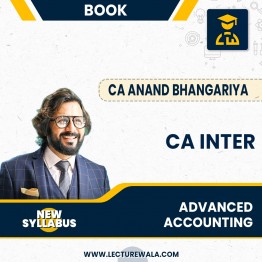 CA Inter New Syllabus Advanced Accounting Book Set By CA Anand Bhangariya : Online Study Material
