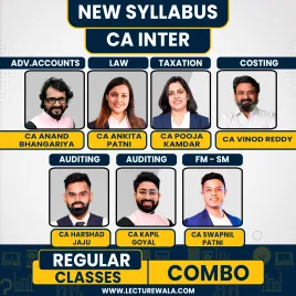 CA Inter Both Group Combo (Taxation by CA Pooja Datte, Costing by CA Vinod Reddy, Audit by CA Kapil Goyal / CA Harshad Jaju) CA Inter Both Group Combo (Taxation by CA Pooja Datte, Costing by CA Vinod Reddy, Audit by CA Kapil Goyal / CA Harshad Jaju)