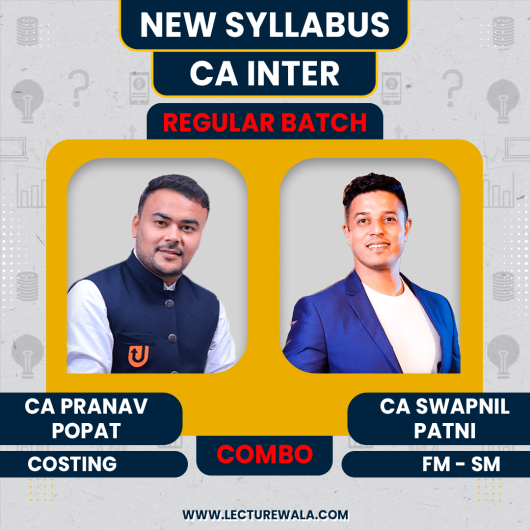 CA Pranav Popat Costing & CA Swapnil Patni FM-SM Regular Online Combo Classes For Ca Inter Group - 2