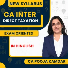 CA Pooja Kamdar Direct Taxation Exam Oriented Fastrack Online Classes For CA Inter CA Pooja Kamdar Direct Taxation Exam Oriented Fastrack Online Classes For CA Inter