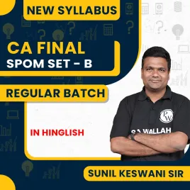 CA Final SPOM Set B – Strategic Cost And Performance Management (Paid) by Sunil Keswani Sir : Online Classes