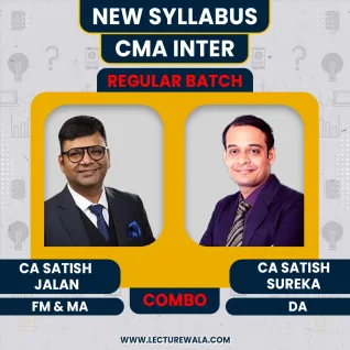 CA Satish Jalan Financial Management + Management Accounting And CA Satish Sureka Business Data Analytics (MA+FMBDA)Regular Classes For CMA Inter Online Classes