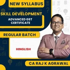 CA RAJ K AGRAWAL Advanced GST Certificate Skill Development Course : Pen Drive / Online Classes