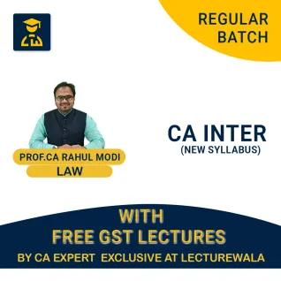 CA Inter Law With Free GST Regular Course : Video Lecture + Study Material By Prof.CA Rahul Modi( For May 2023) CA Inter Law With Free GST Regular Course : Video Lecture + Study Material By Prof.CA Rahul Modi( For May 2023)