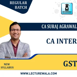 CA Inter GST Regular Course By CA Suraj Agrawal : Online classes. CA Inter GST Regular Course By CA Suraj Agrawal : Online classes.