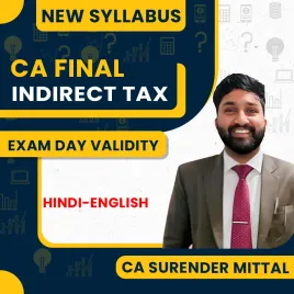 CA Surender Mittal IDT Exam Day Validity Batch For CA Final