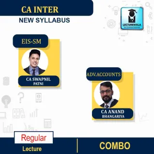 CA Inter EIS SM & ADV. ACCOUNT Full Course Combo : By CA Swapnil Patni and CA Anand Bhangariya : Pen drive / online classes  CA Inter EIS SM & ADV. ACCOUNT Full Course Combo : By CA Swapnil Patni and CA Anand Bhangariya : Pen drive / online classes