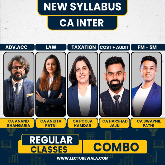 CA Inter Both Group Combo New Syllabus Regular Course By Swapnil patni classes : Pen drive / Online classes. CA Inter Both Group Combo New Syllabus Regular Course By Swapnil patni classes : Pen drive / Online classes.