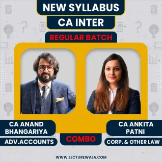 CA Anand Bhangariya Adv. Acc. & CA Ankita Patni Law regular Online Classes For CA Inter: Pen drive / Google drive. CA Anand Bhangariya Adv. Acc. & CA Ankita Patni Law regular Online Classes For CA Inter: Pen drive / Google drive.