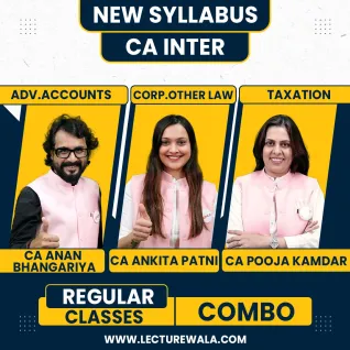 SPC Classes Group 1 Combo Regular Online Classes For CA Inter : Google Drive/Pendrive Classes