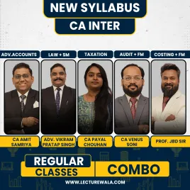  CA inter Both Group Live &amp; Regular Batch Combo By Samriya Classes : Online Classes