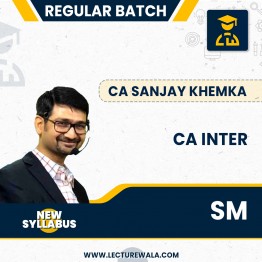 CA Inter SM Regular Course Combo by CA Sanjay Khemka : Pen Drive / Online Classes