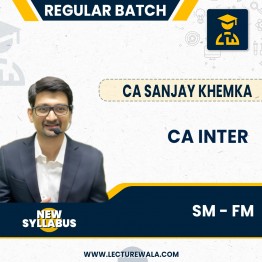 CA Inter SM & FM Regular Course Combo by CA Sanjay Khemka : Pen Drive / Online Classes