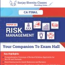 CA FINAL RISK MANAGEMENT COMPREHENSIVE +CASE STUDY CAPSULE BOOK BY CA SANJAY KHEMKA  (For / NOV 2023 )