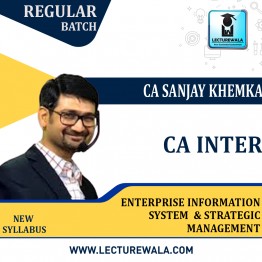 CA Inter EIS-SM  New Syllabus Regular By CA Sanjay Khemka : Pen Drive / Online Classes 