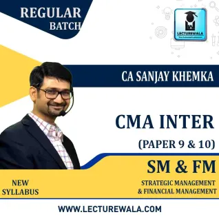 CMA Inter SM & FM Regular Course Combo by CA Sanjay Khemka : Pen Drive / Online Classes CMA Inter SM & FM Regular Course Combo by CA Sanjay Khemka : Pen Drive / Online Classes