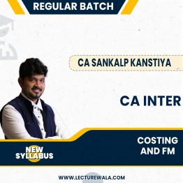 CA Sankalp Kanstiya CA Inter Costing & FM 