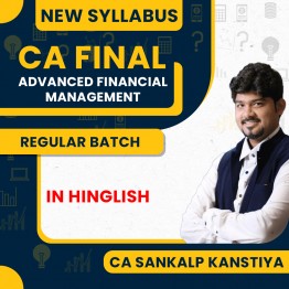 CA Final New Scheme Advanced Financial Management (AFM) Regular Batch By CA Sankalp Kanstiya : Pen Drive / Online Lectures