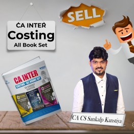 CA Inter Cost & Management Accounting (COMBO) Optimised Book & Magic book By CA Sankalp Kanstiya : Study Material