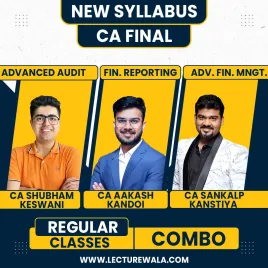 CA Aakash Kandoi FR,CA Sankalp Kanstiya AFM & CA Shubham Keswani Audit Online Combo Classes For CA Final CA Aakash Kandoi FR,CA Sankalp Kanstiya AFM & CA Shubham Keswani Audit Online Combo Classes For CA Final