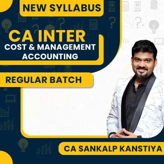 CA Sankalp Kanstiya Cost & Management Accounting Regular Online Classes For CA Inter