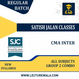CMA Inter All Subjects Group 2 Combo - New Syllabus By CA Satish Jalan / CA Abhimanyyu Agarrwal / CA Satish Sureka - Dec 23