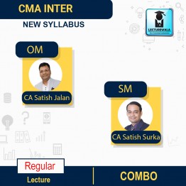 CMA Inter OM-SM  Regular Course New Syllabus By CA Satish Jalan & CA Satish Surka : Pen Drive / Online Classes 