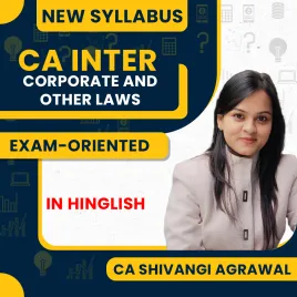 CA Shivangi Agrawal Corporate & Other Laws Exam-Oriented Batch For CA Inter CA Shivangi Agrawal Corporate & Other Laws Exam-Oriented Batch For CA Inter