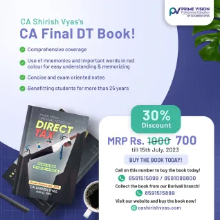 CA Final Direct Tax Book (1st Edition) by CA Shirish Vyas CA Final Direct Tax Book (1st Edition) by CA Shirish Vyas