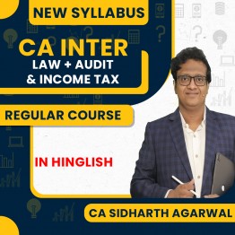 CA Inter LAW + DT By CA CS Sidharth Agarwal
