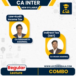 CA Inter New Scheme Law, Taxation and Audit Full Course Combo By CA Siddharth Agarwal and CA Vikash Agarwal