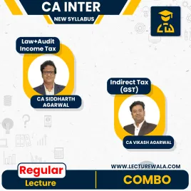 CA Inter New Scheme Law, Taxation and Audit Full Course Combo By CA Siddharth Agarwal and CA Vikash Agarwal CA Inter New Scheme Law, Taxation and Audit Full Course Combo By CA Siddharth Agarwal and CA Vikash Agarwal