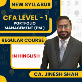 CFA Level - 1 Portfolio Management (PM ) Regular Online Classes By CA. Jinesh Shah